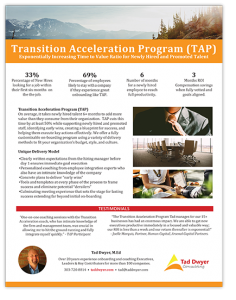 TAP Flyer